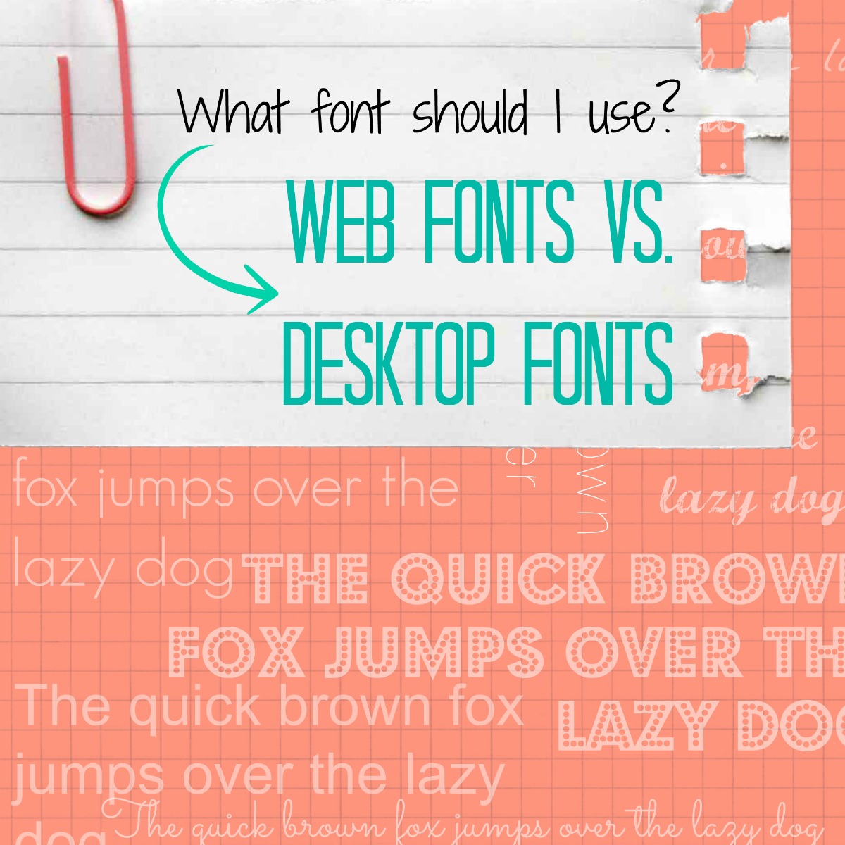 web font vs desktop font by ePaper express.